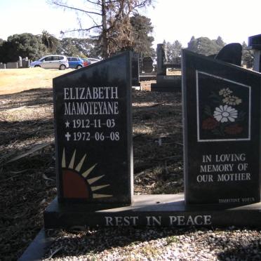 MAMOTEYANE Elizabeth 1912-1972
