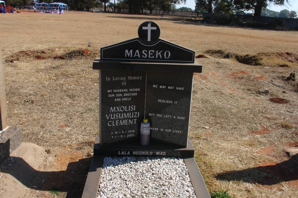 MASEKO Mxolisi Vusumuzi Clement 1978-2007