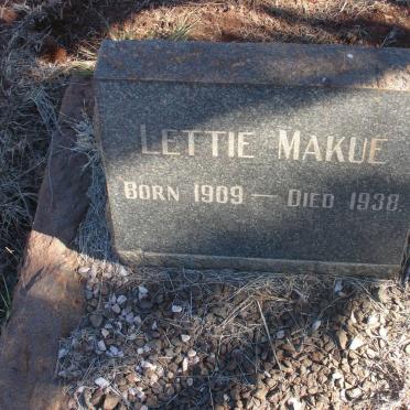 MAKUE Lettie 1909-1938