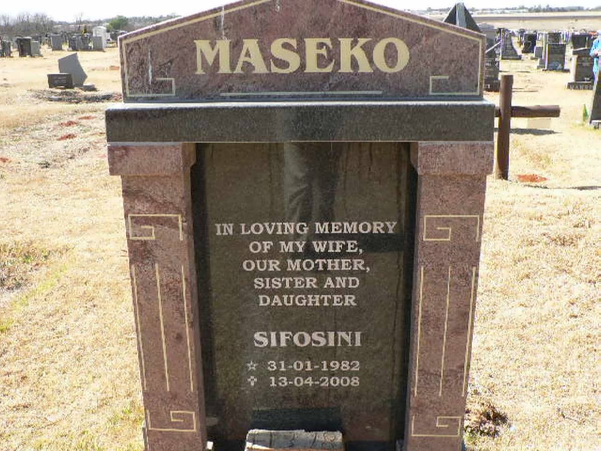 MASEKO Sifosini 1982-2008