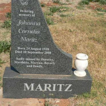 MARITZ Johanna Cornelia 1928-2008