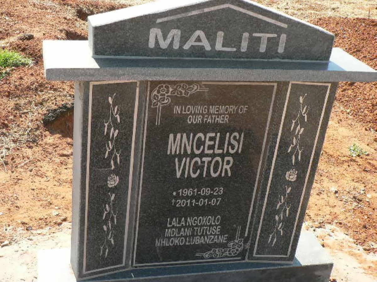 MALITI Mncelisi Victor 1961-2011