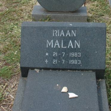 MALAN Riaan 1983-1983