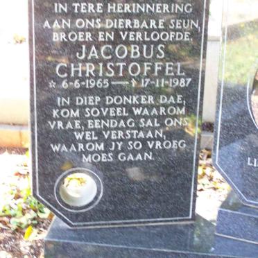 MAREE Jacobus Christoffel 1965-1987
