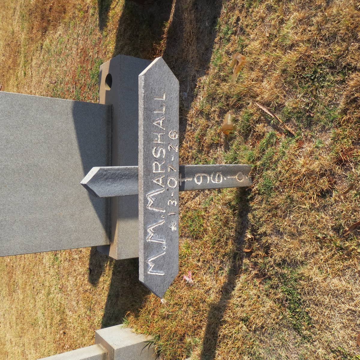 MARSHALL M.M. 1926-1961