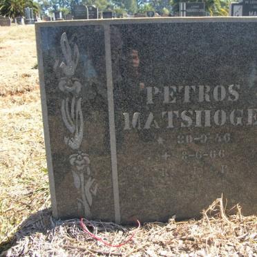 MATSHOGE Petros 1946-1966