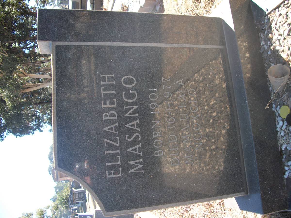 MASANGO Elizabeth 1901-1977