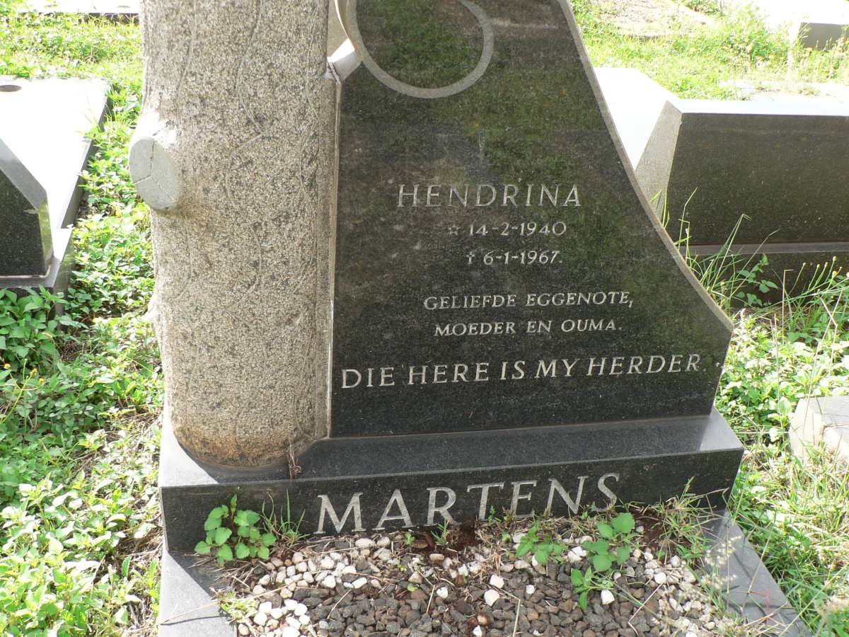 MARTENS Hendrina 1940-1967