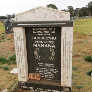MANANA Gugulethu Princess 1973-2008