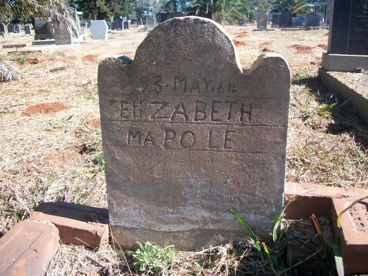MAPOLE Elizabeth -1964