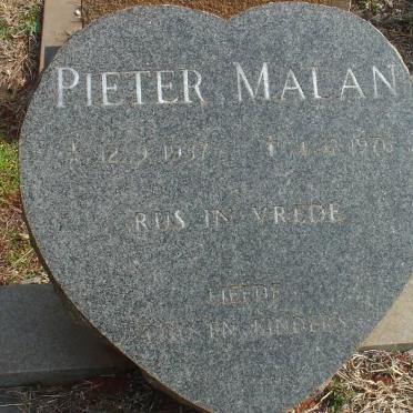 MALAN Pieter 1937-1976