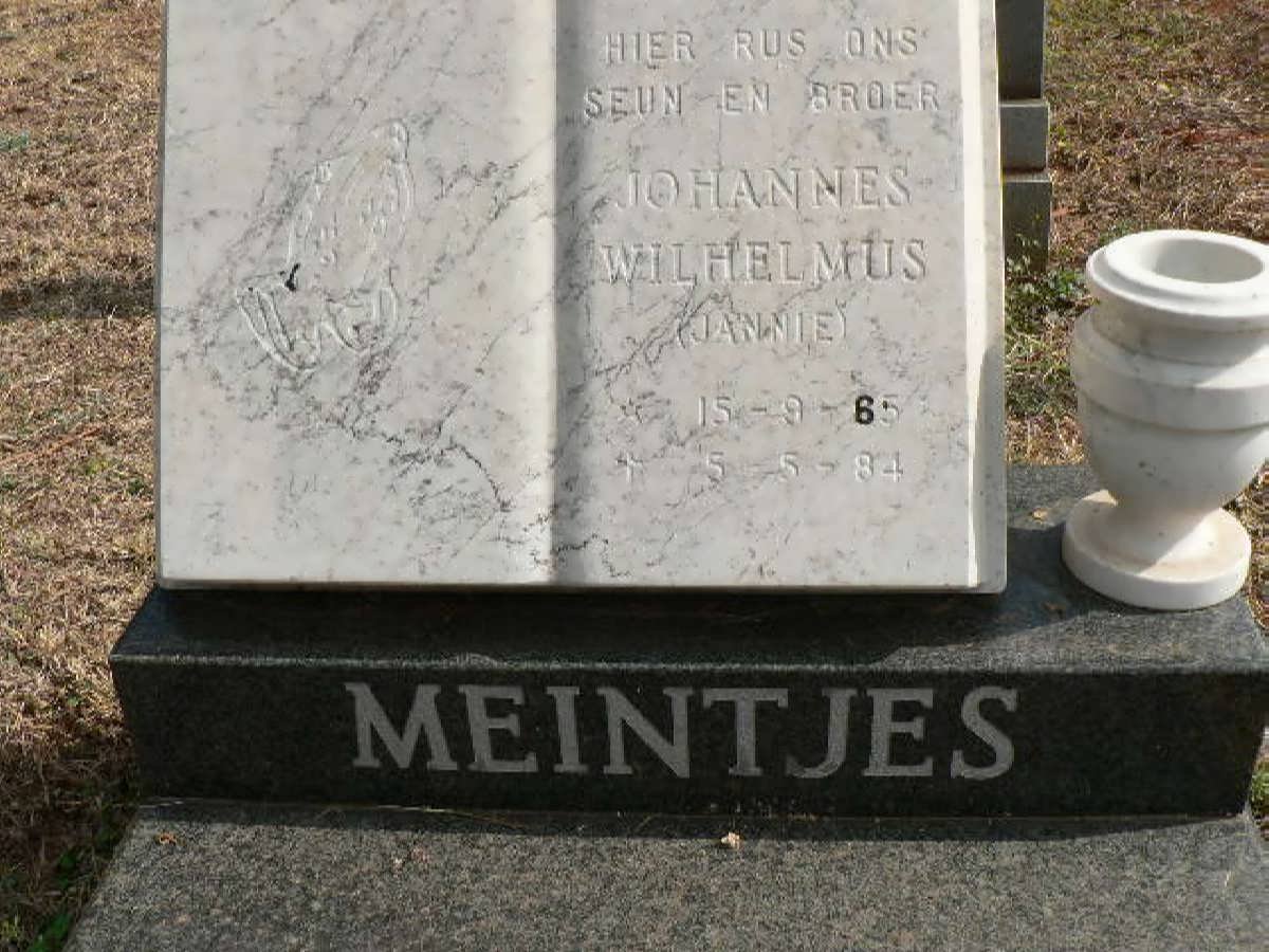 MEINTJES Johannes Wilhelmus 1965-1984