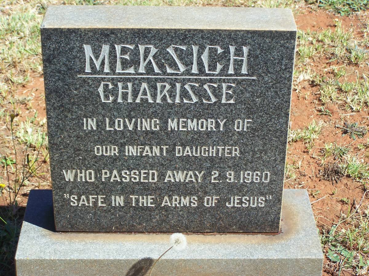 MERSICH Charisse -1960