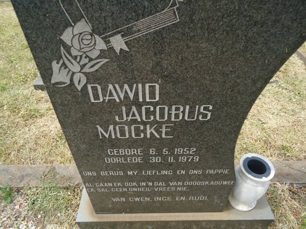 MOCKE Dawid Jacobus 1952-1979