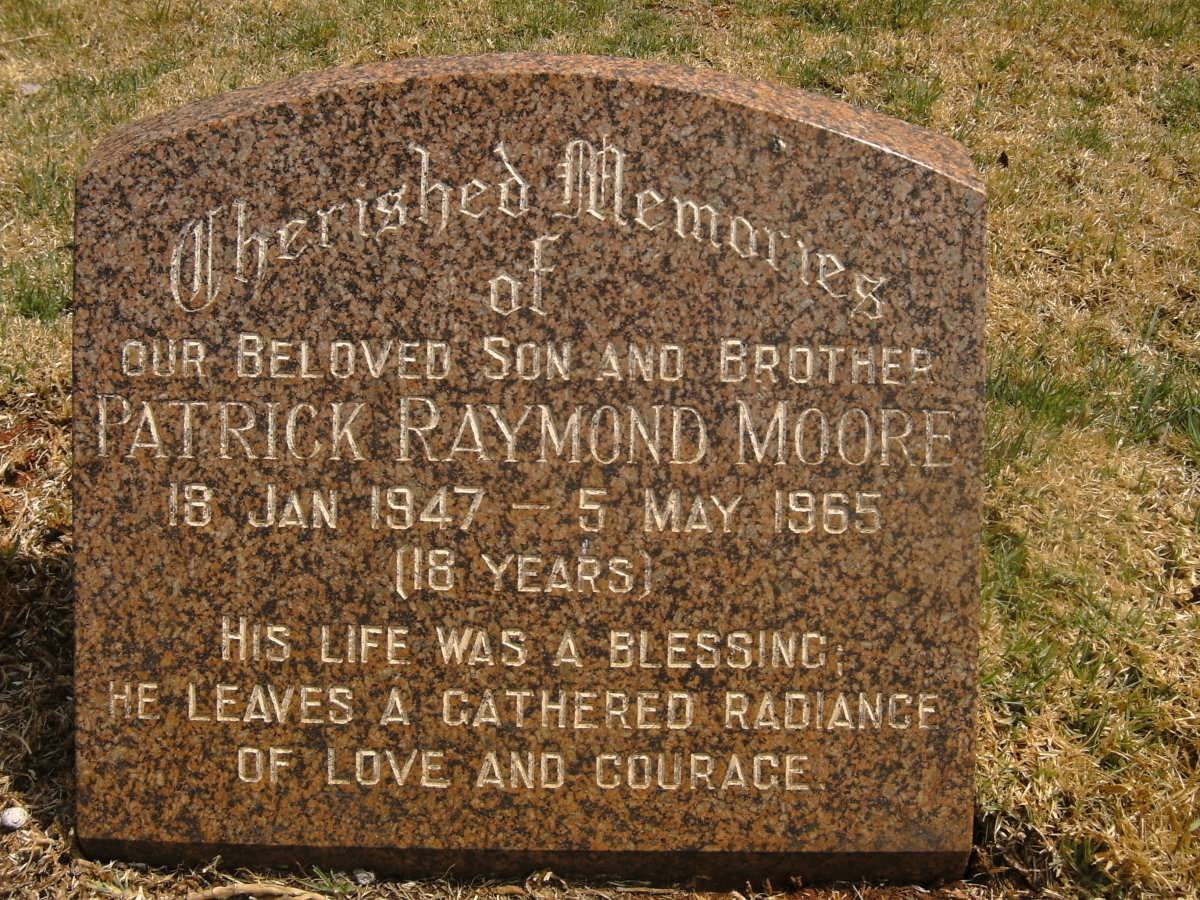 MOORE Patrick Raymond 1947-1965