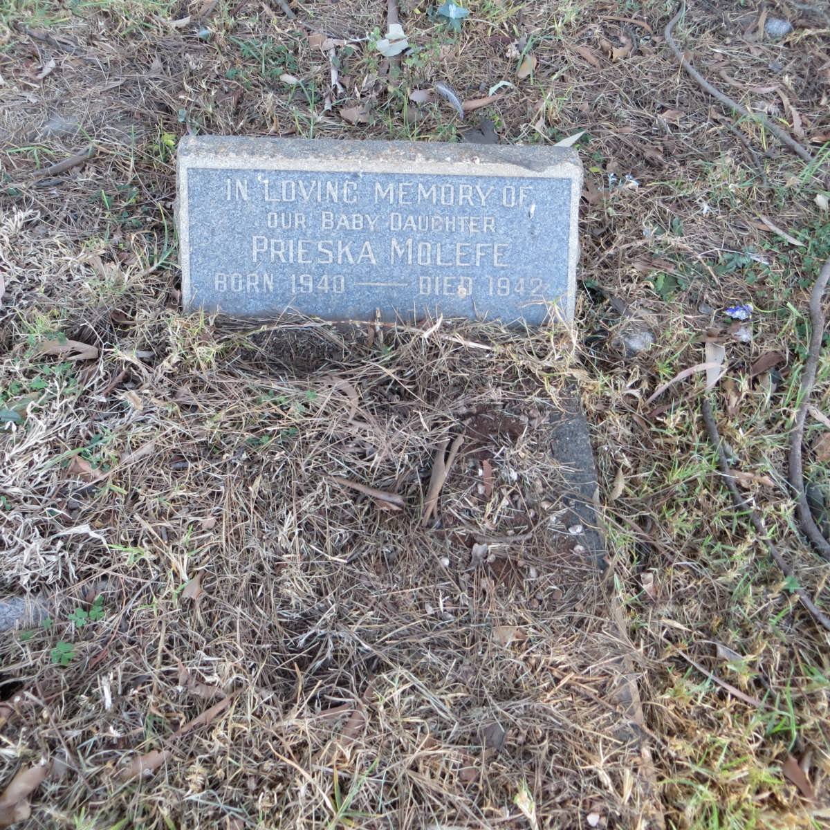MOLEFE Prieska 1940-1942