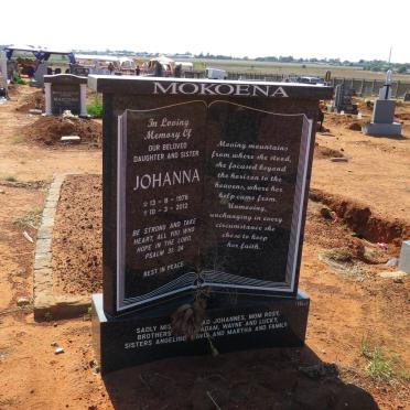 MOKOENA Johanna 1976-2012