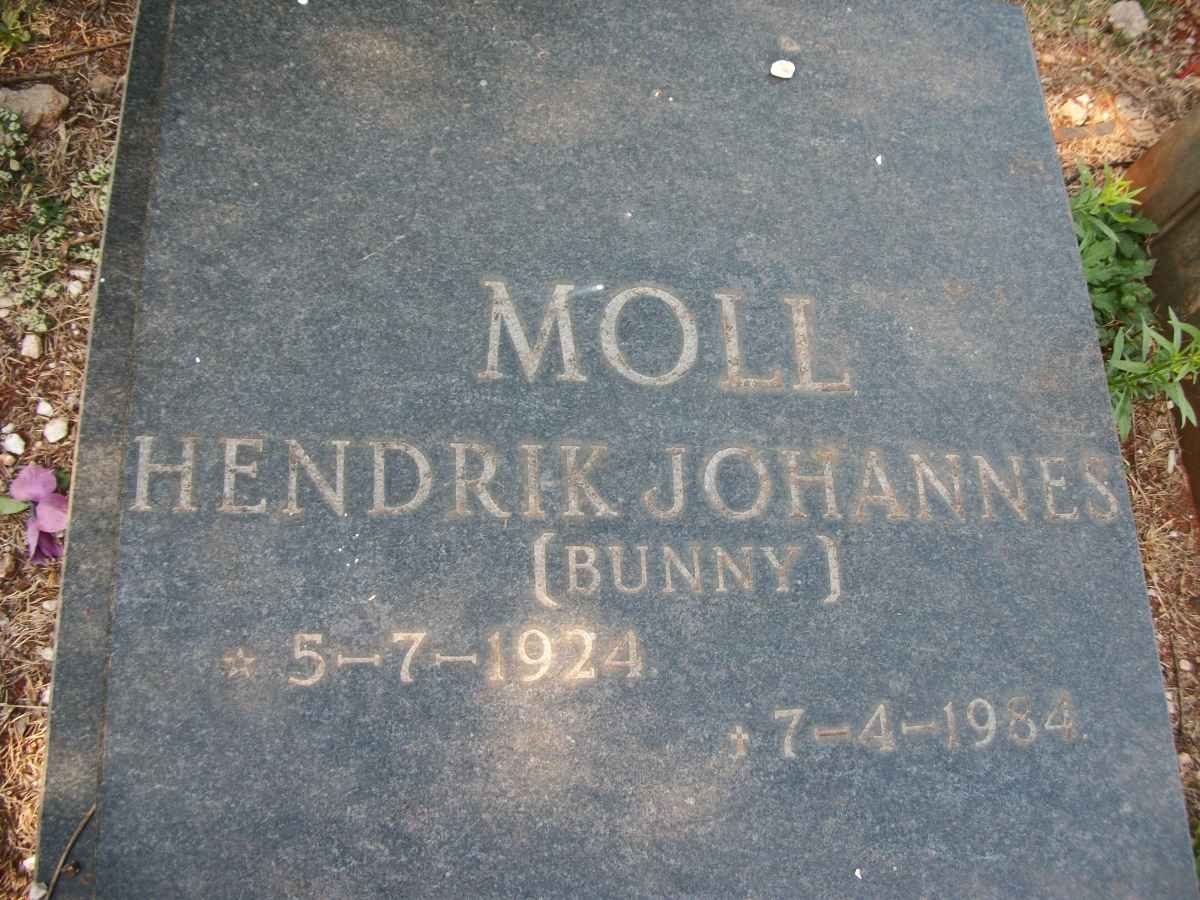 MOLL Hendrik Johannes 1924-1984