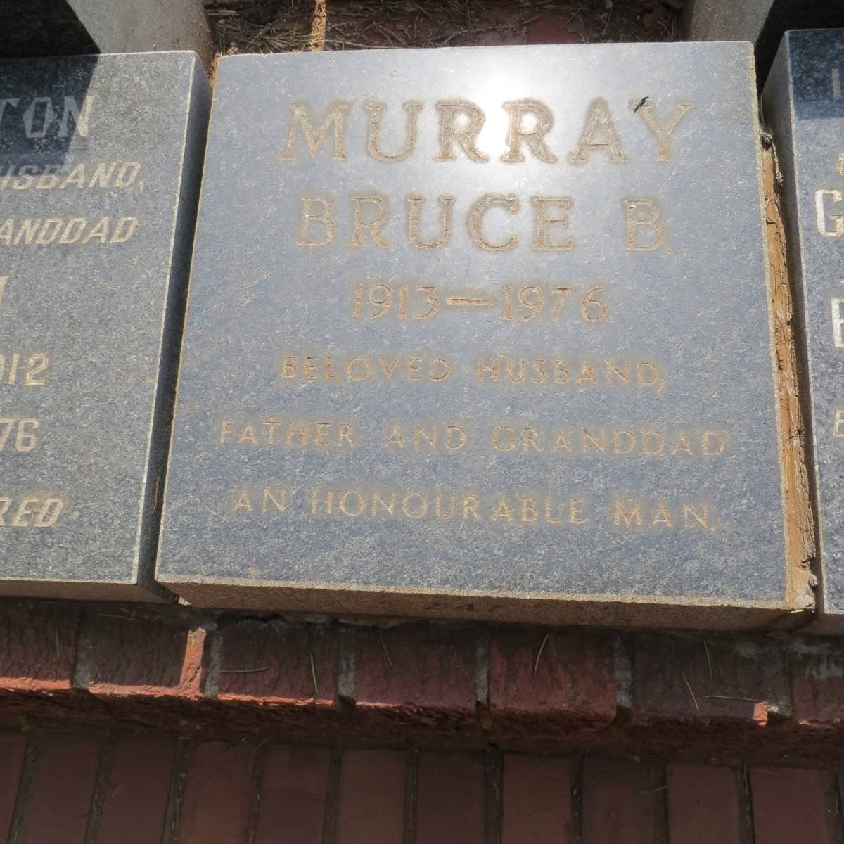 MURRAY Bruce B. 1913-1976