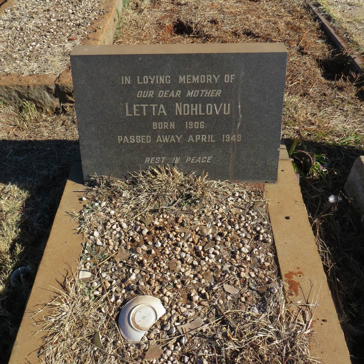 NDHLOVU Letta 1906-1949