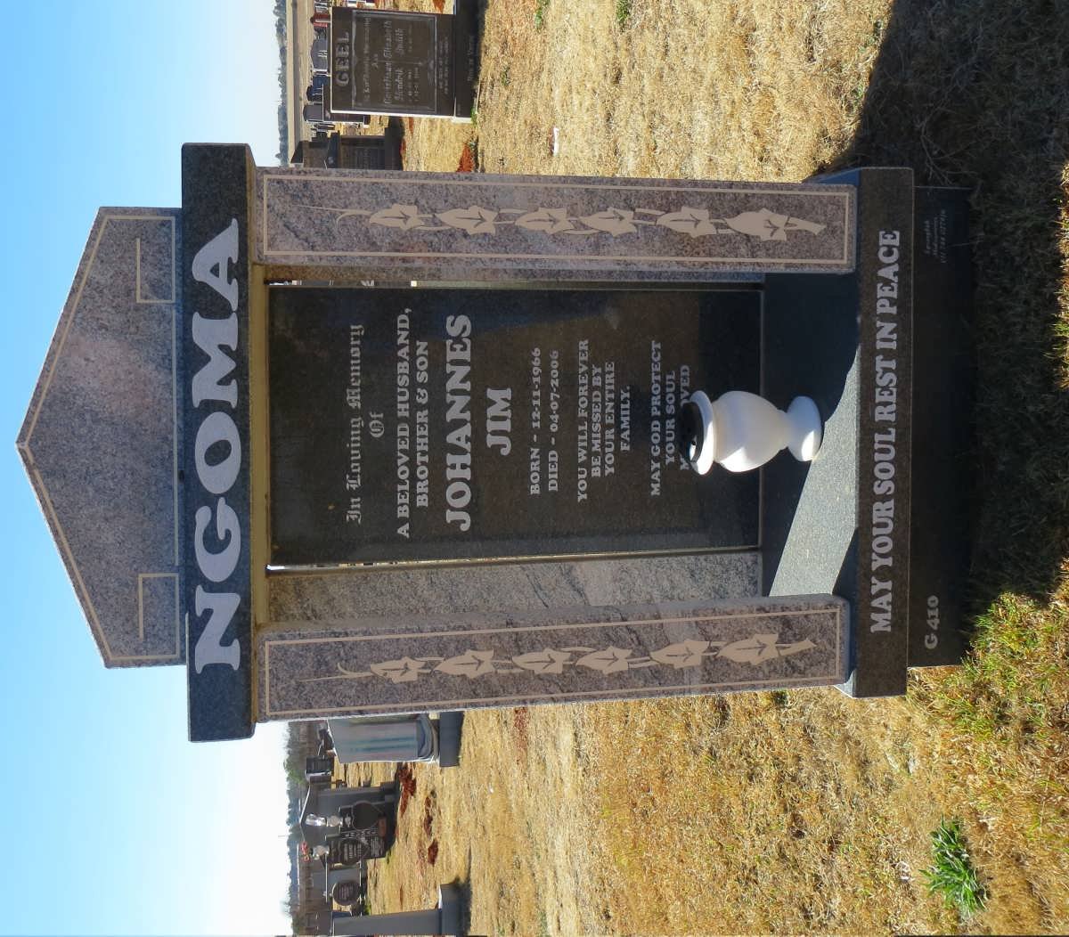 NGOMA Johannes Jim 1966-2006