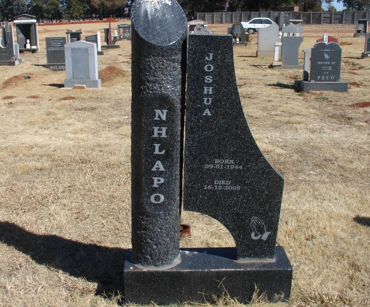 NHLAPO Joshua 1944-2005