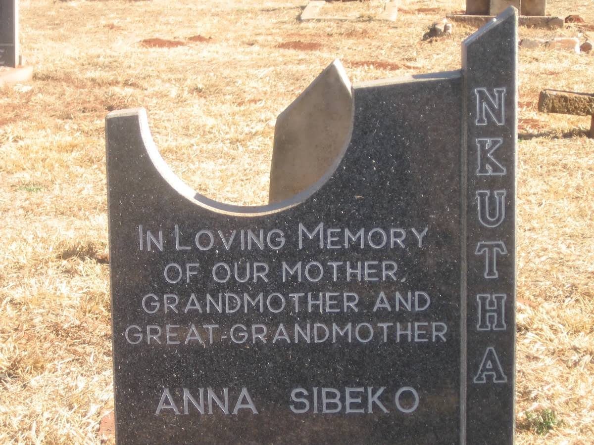 NKUTHA Anna Sibeko 