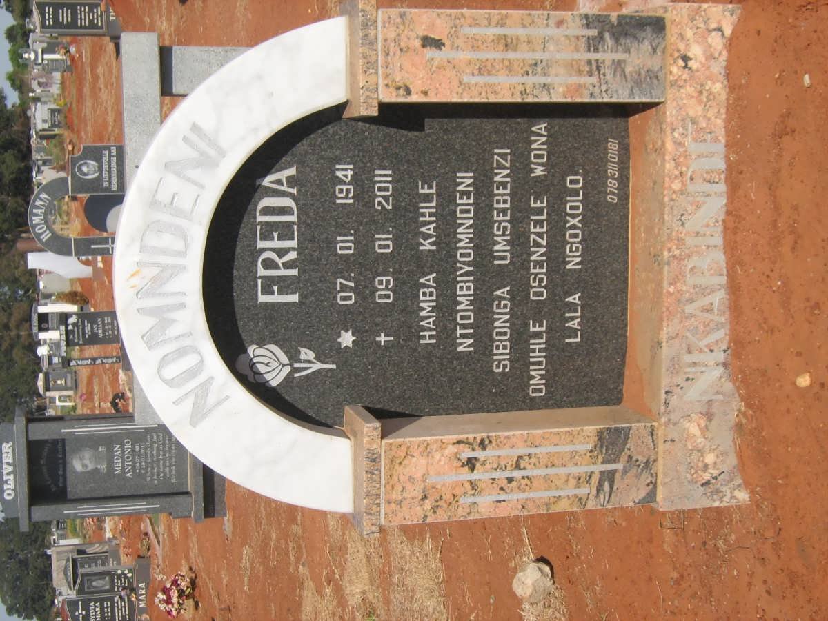 NKABINDE Freda 1941-2011