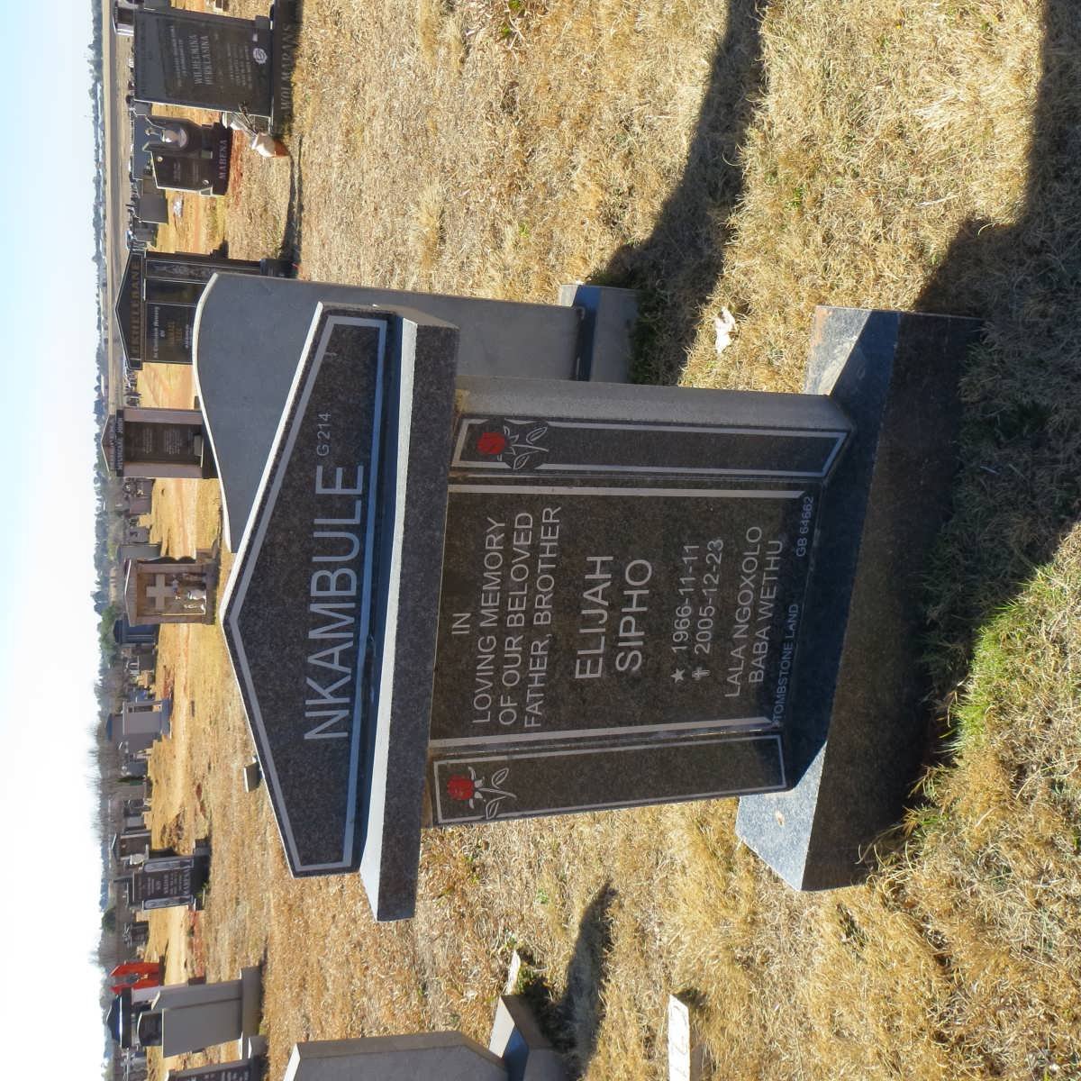 NKAMBULE Elijah Sipho 1966-2005