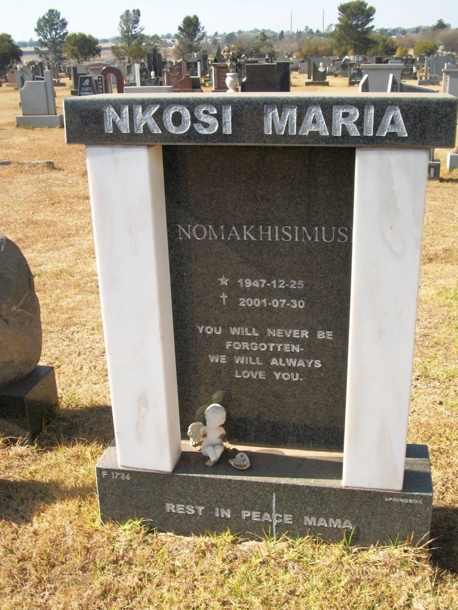 NKOSI Maria 1947-2001