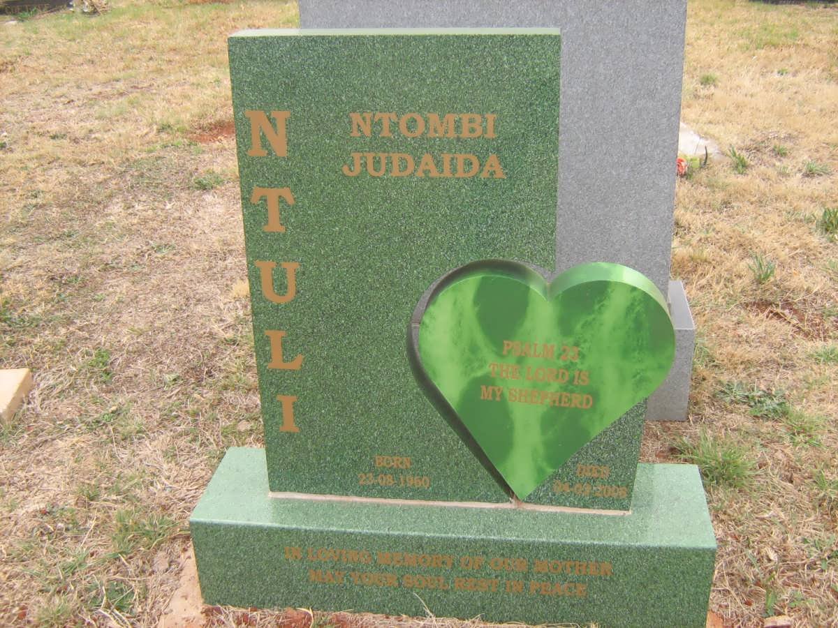 NTULI Ntombi Judaida 1960-2008