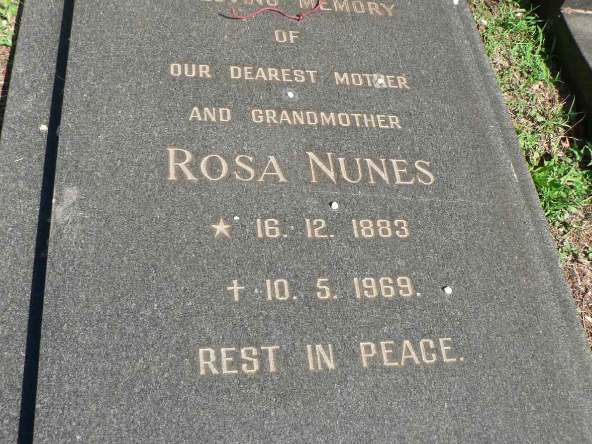 NUNES Rosa 1883-1969