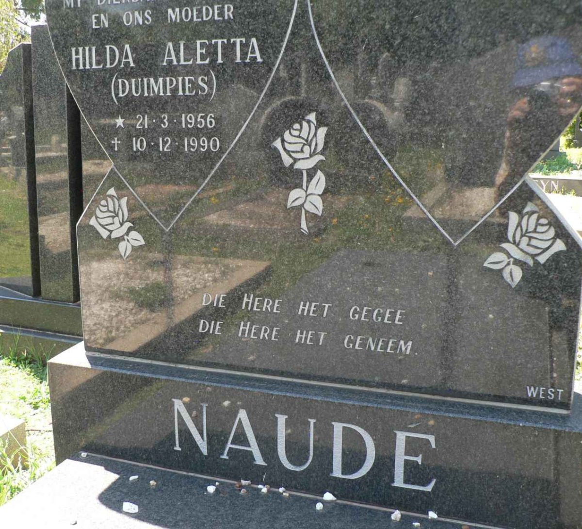 NAUDE Hilda Aletta 1956-1990