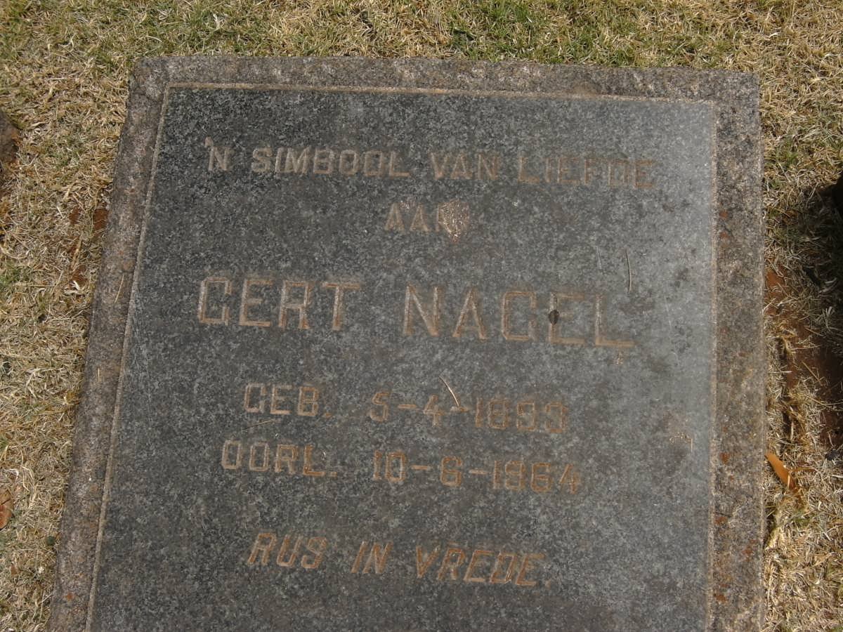 NAGEL Gert 1953-1964