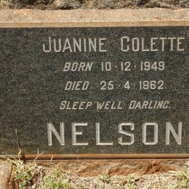 NELSON Juanine Colette 1949-1962