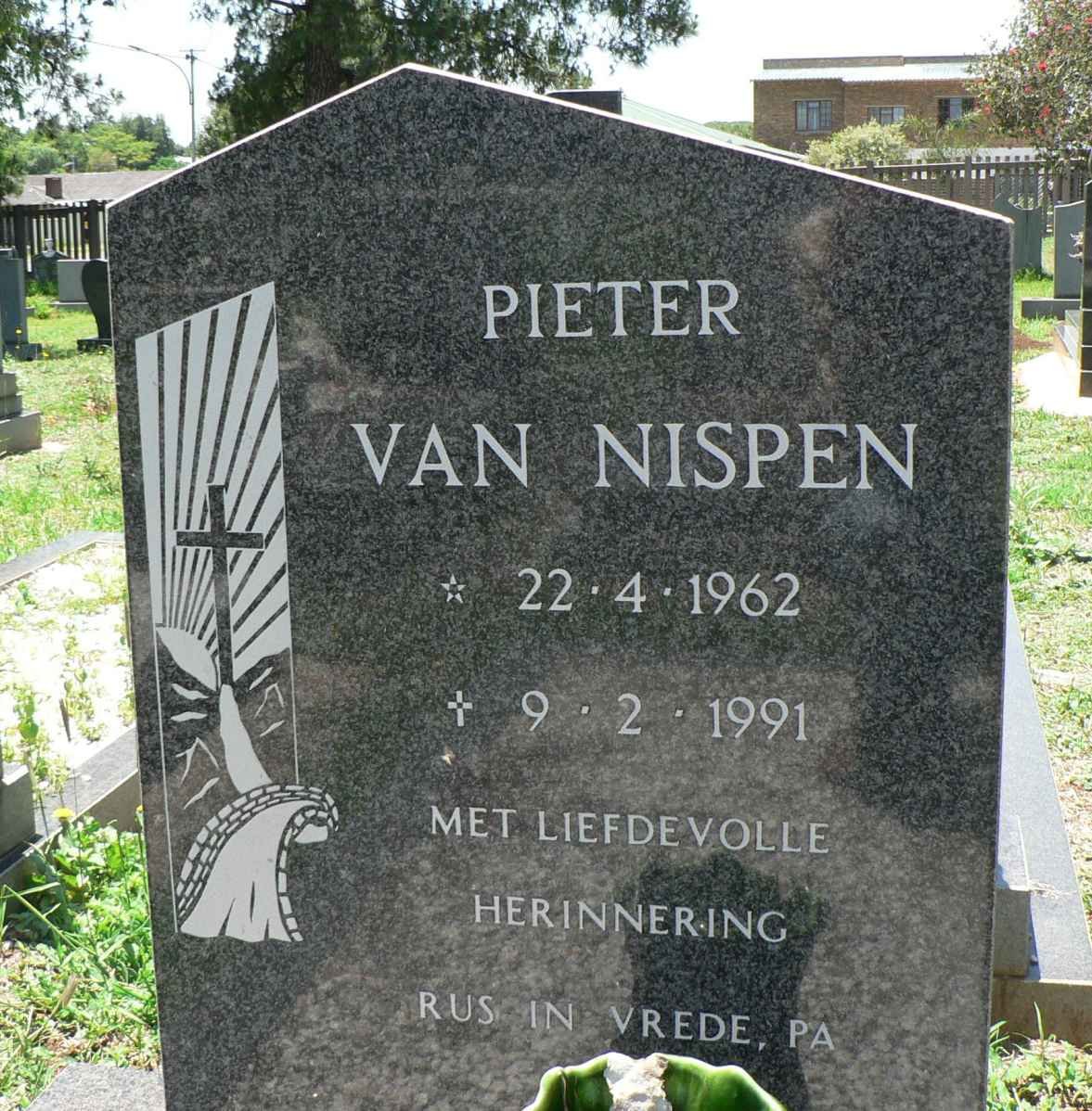 NISPEN Pieter, van 1962-1991