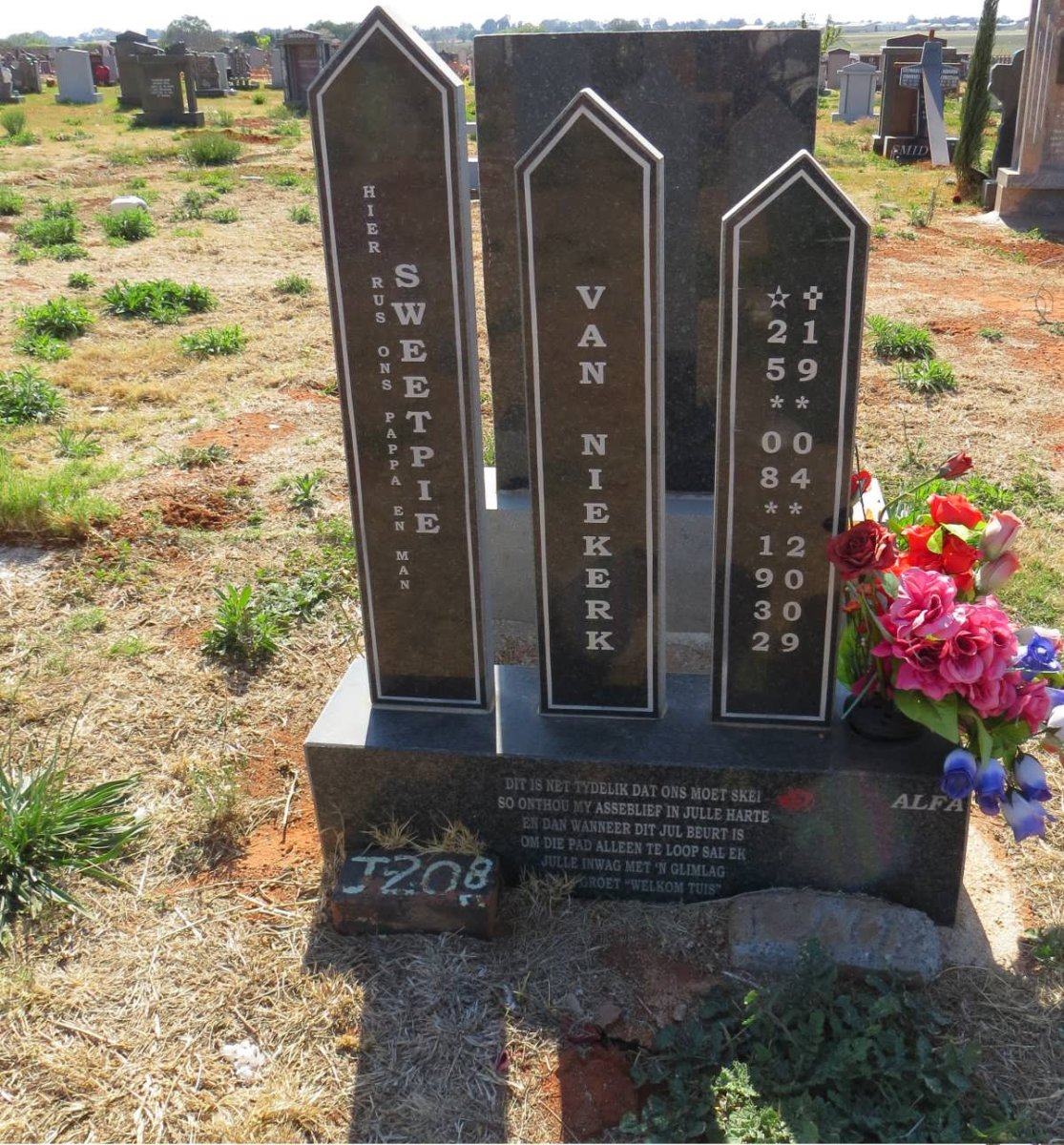 NIEKERK Sweetpie, van 1932-2009