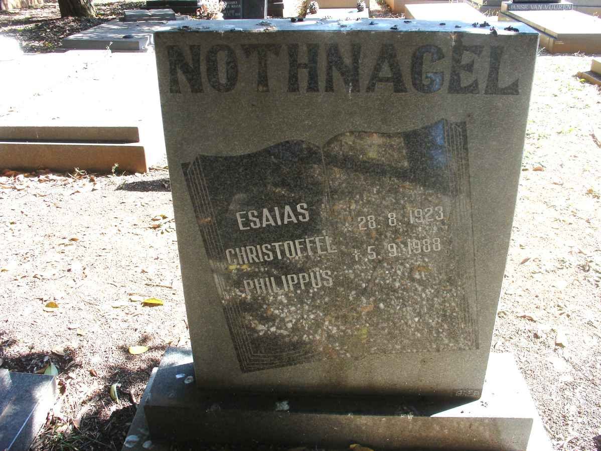 NOTHNAGEL Esaias Christoffel Philippus 1923-1988