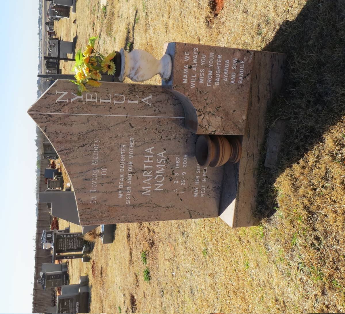 NYELULA Martha Nomsa 1967-2006