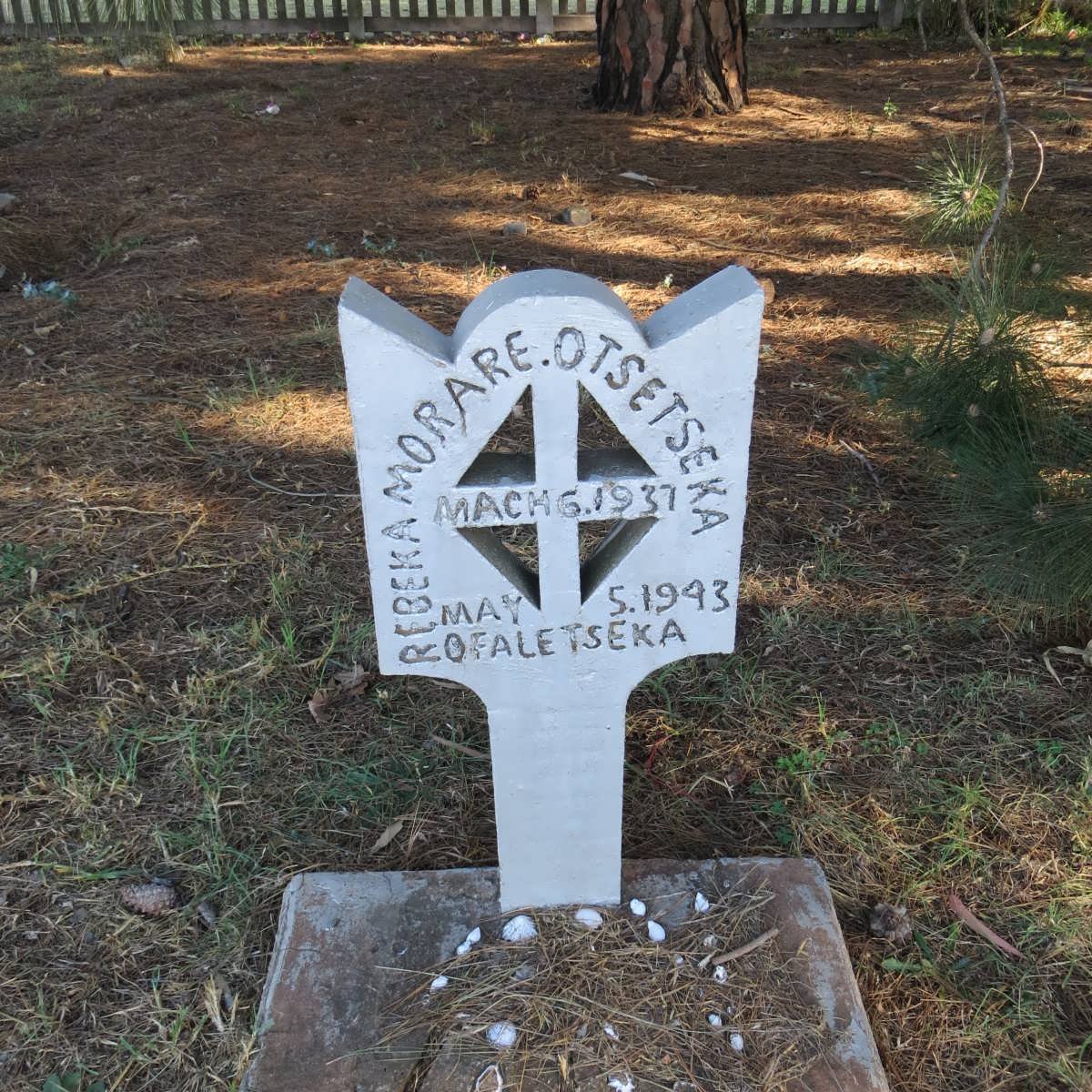 OFALETSEKA Rebeka Morare Otseseka 1937-1943