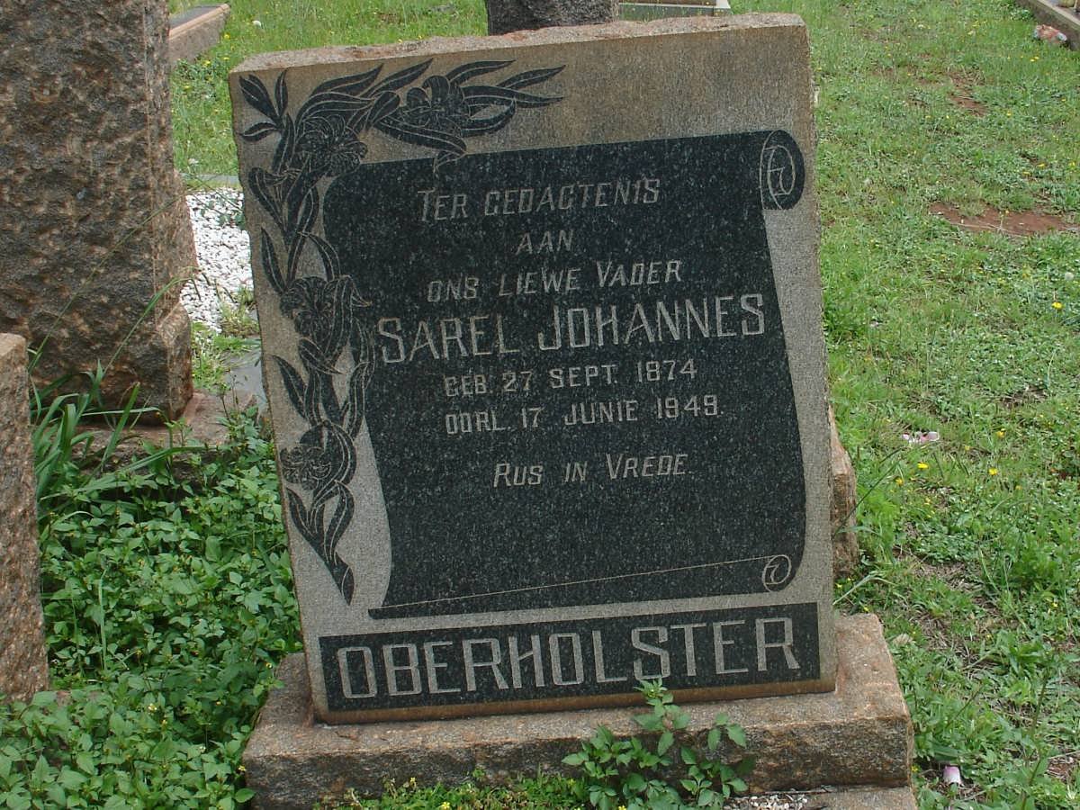 OBERHOLSTER Sarel Johannes 1874-1949