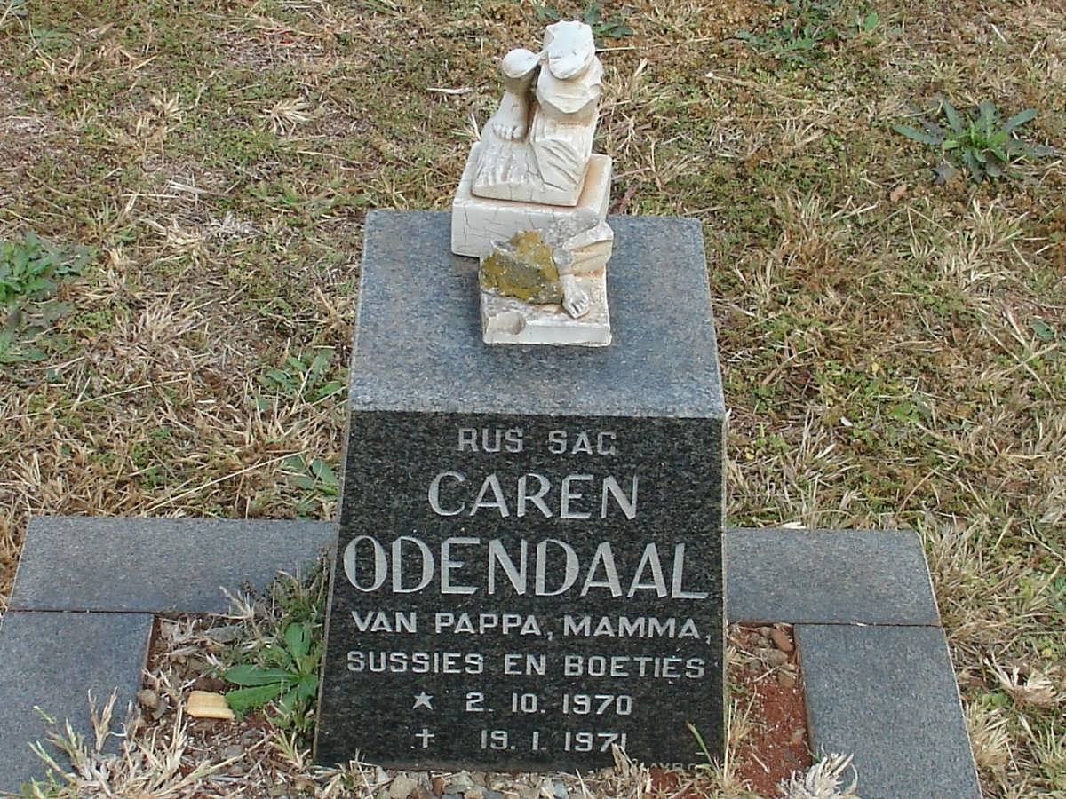 ODENDAAL Caren 1970-1971