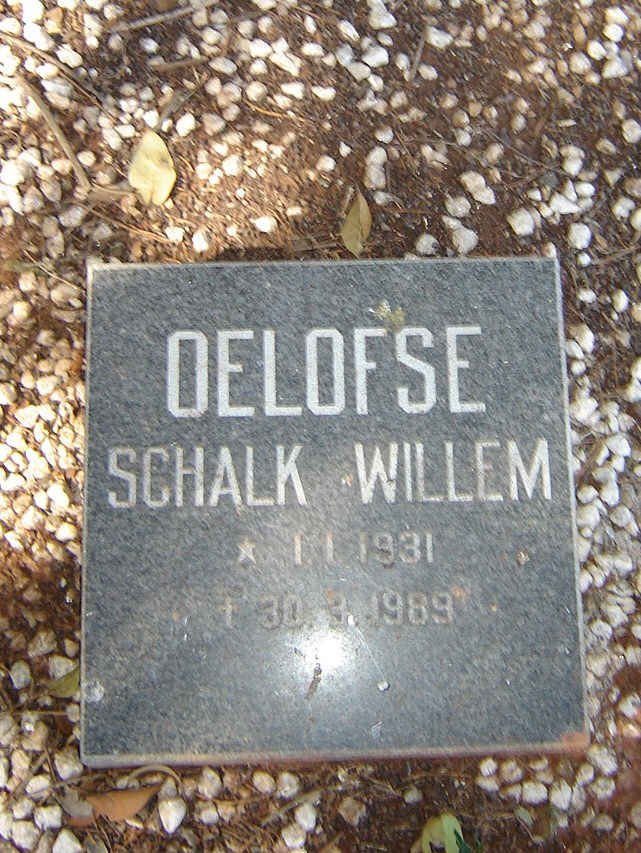 OELOFSE Schalk Willem 1931-1989