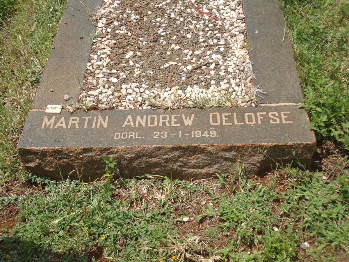 OELOFSE Martin Andrew -1949
