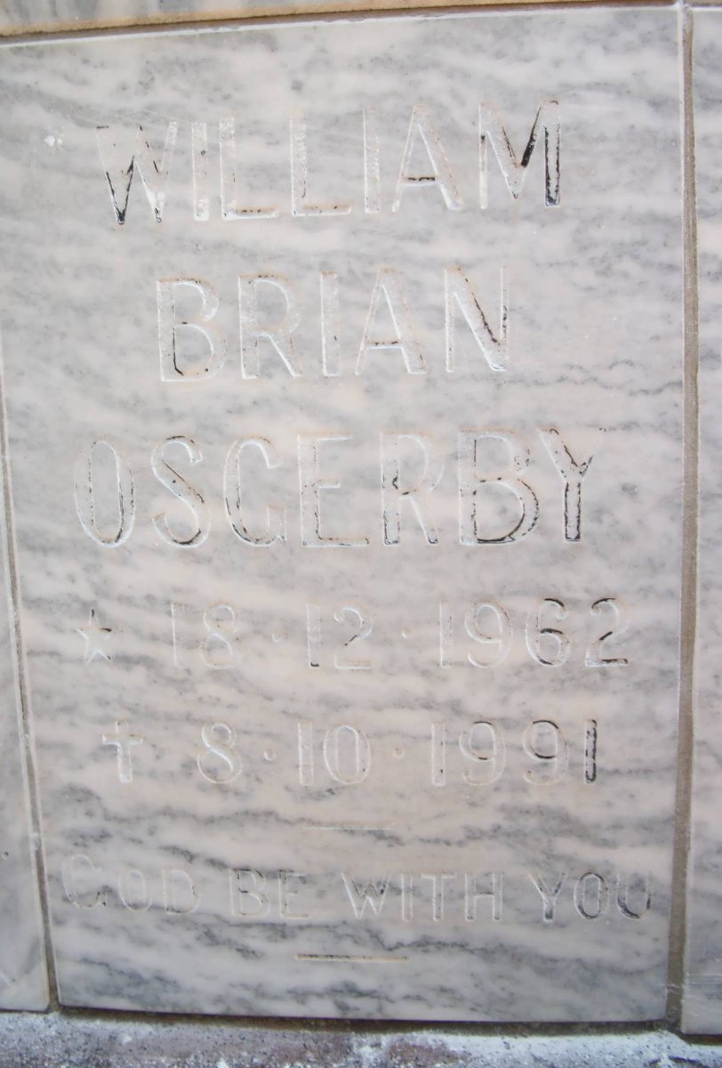OSGERBY William Brian 1962-1991