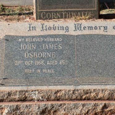 OSBORNE John James -1956 :: AUSTIN May Janey nee OSBORNE 1921-1991