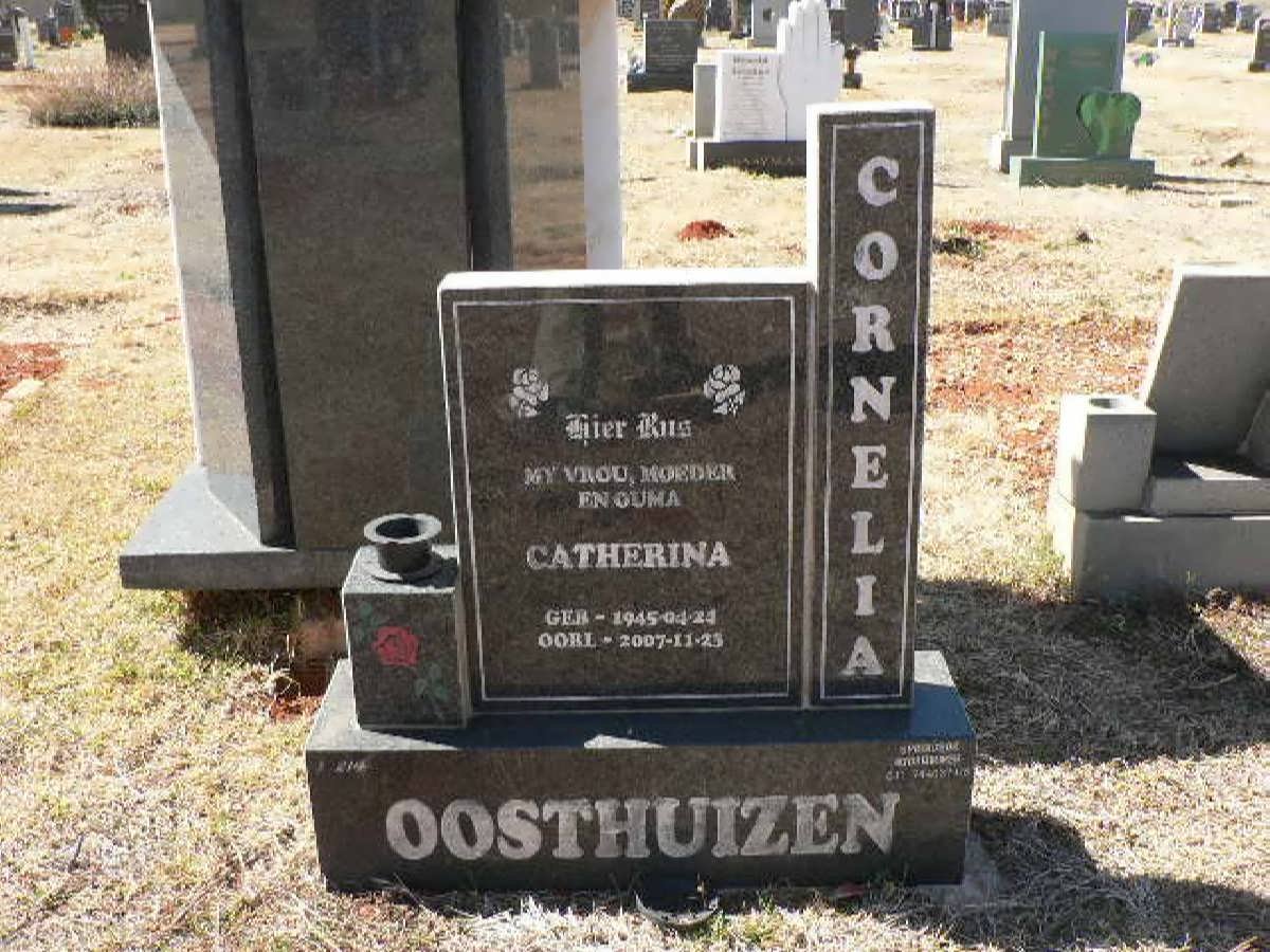 OOSTHUIZEN Catherina 1945-2007