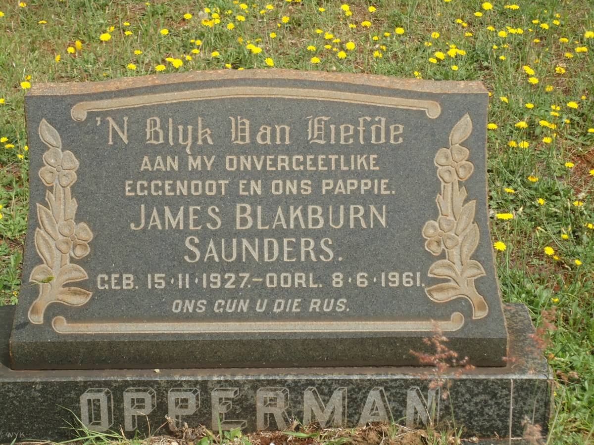 OPPERMAN James Blakburn Saunders 1927-1961