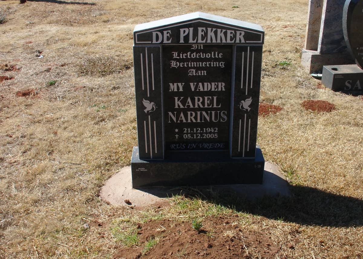 PLEKKER Karel Narinus, de 1942-2005