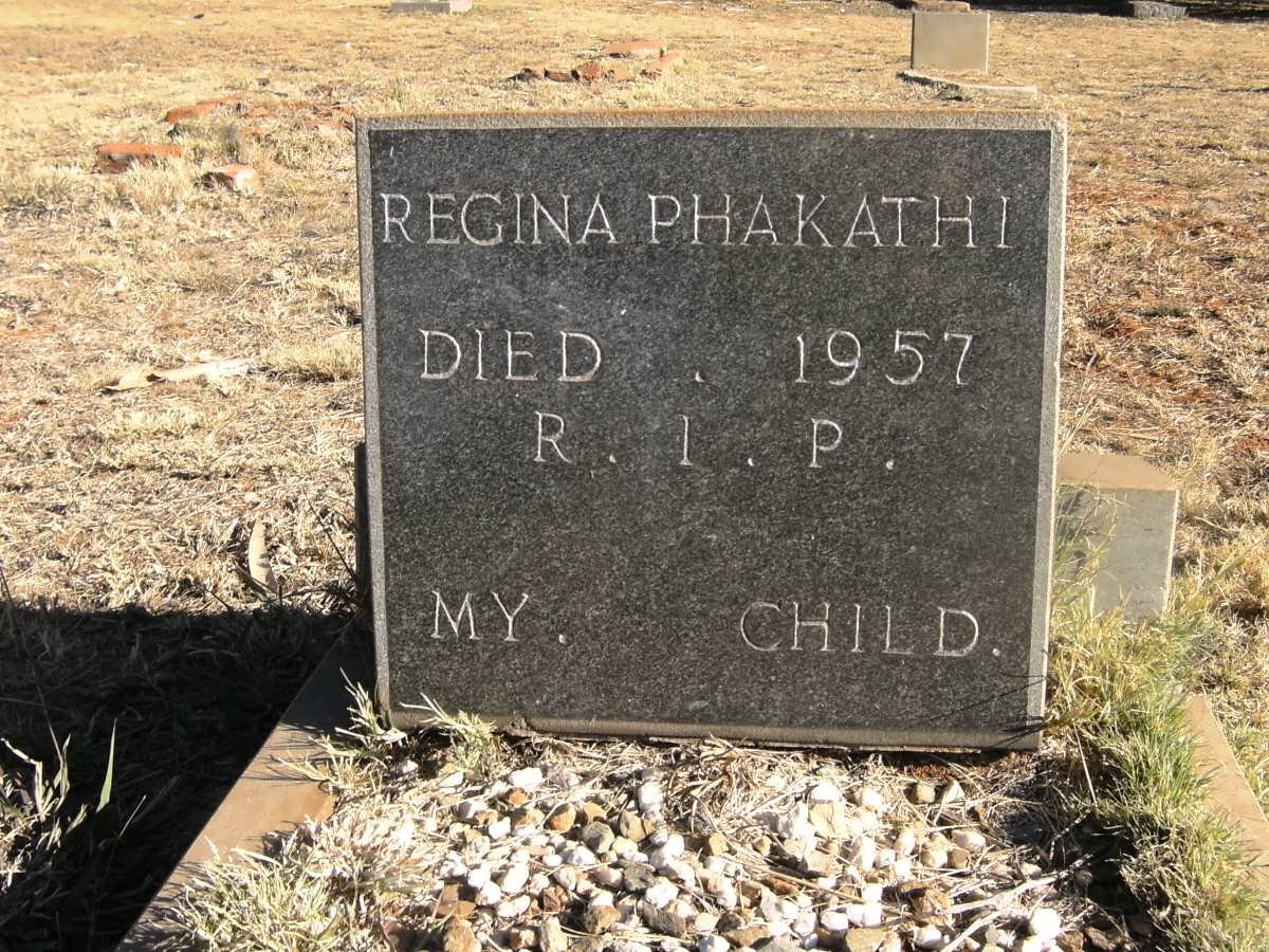 PHAKATHI Regina -1957